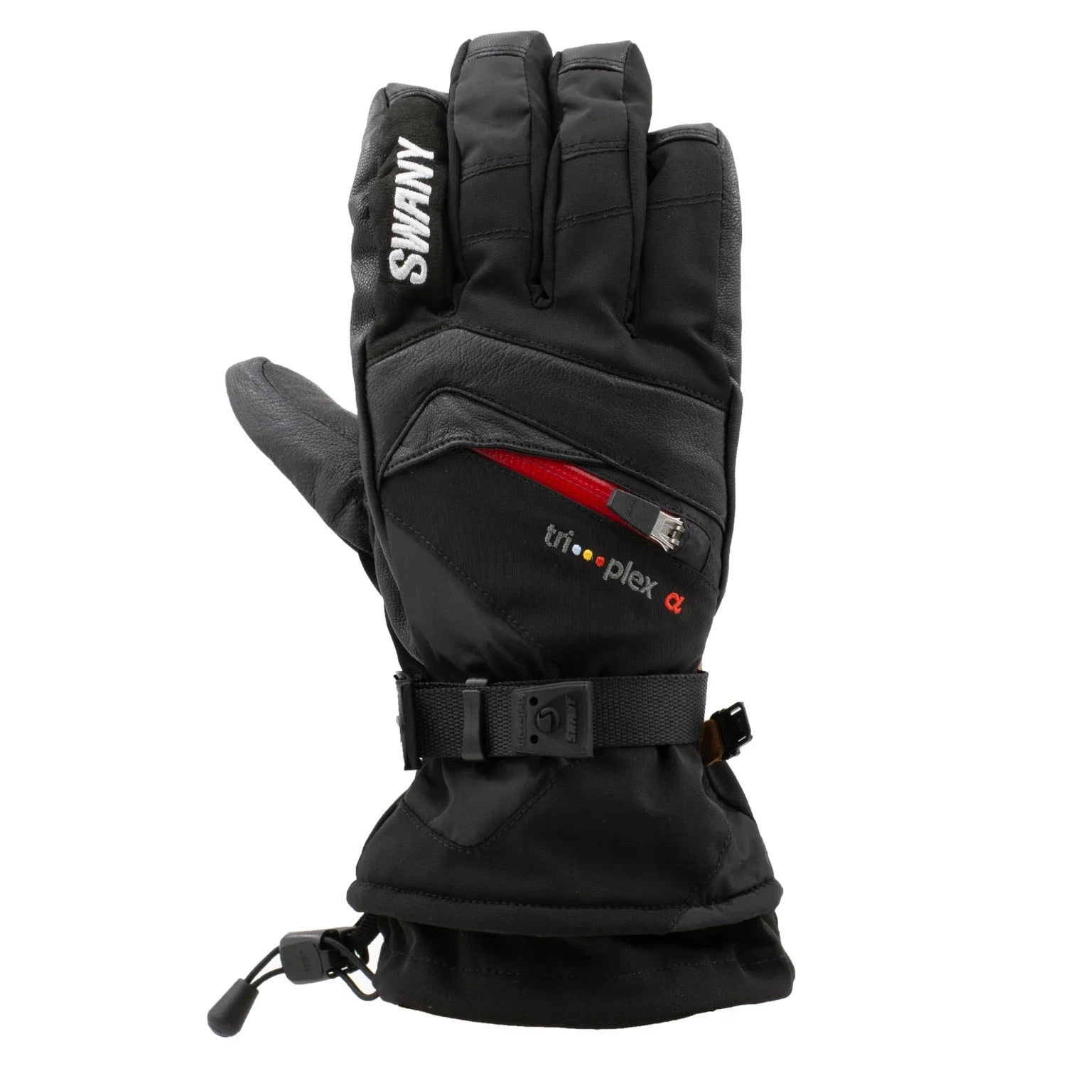 BLK/RED ZIPPER