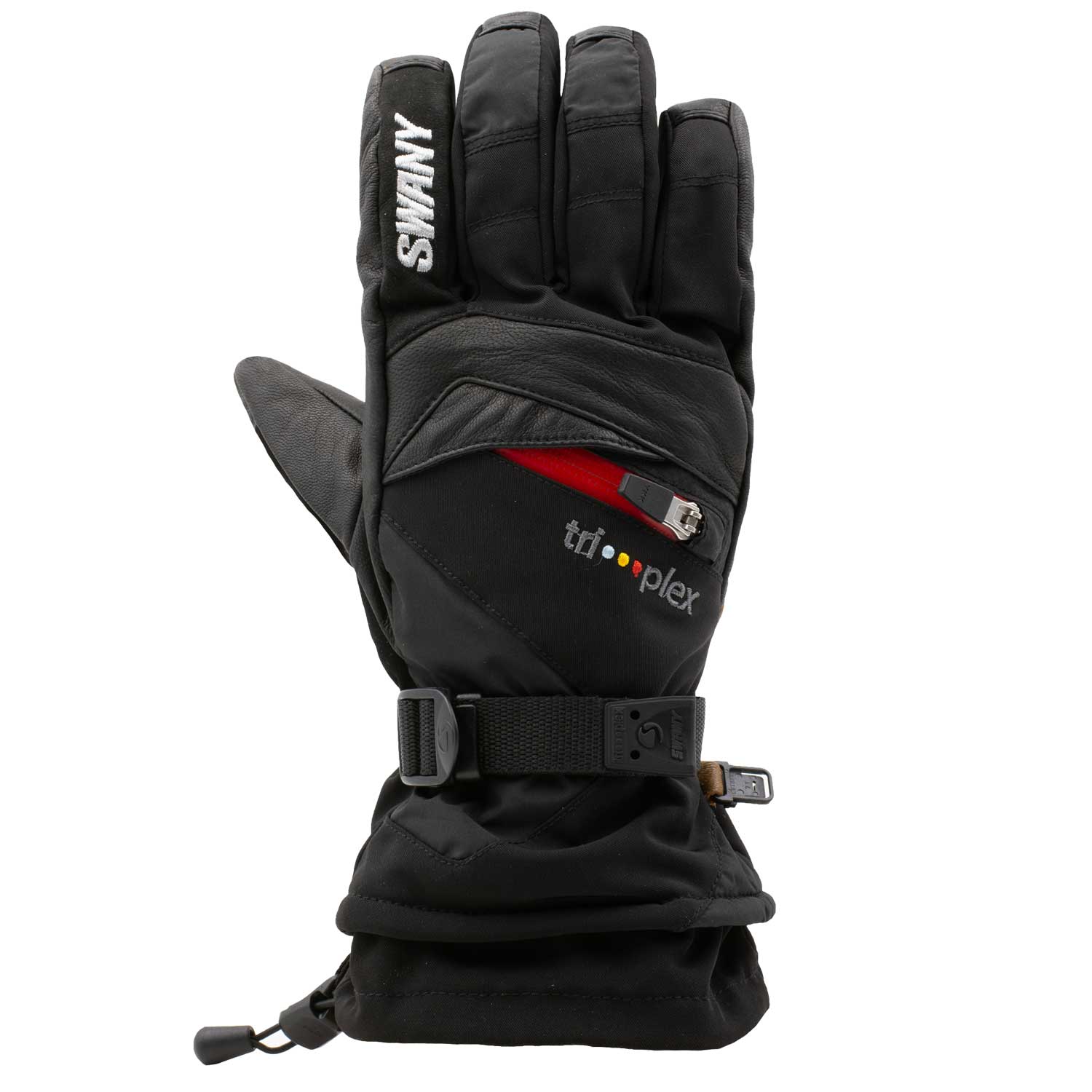 BLK/RED ZIPPER